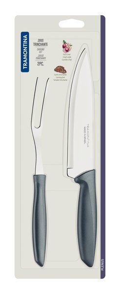 Набір ножів Tramontina Plenus grey, 2 предмети