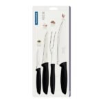 Набір ножів Tramontina Plenus black, 4 предмети