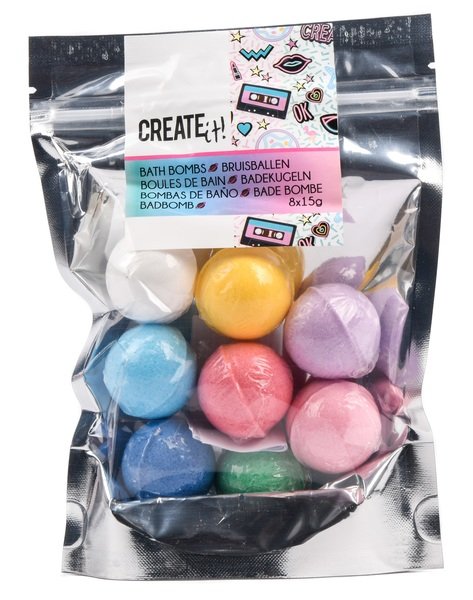Набір для ванної Create IT! Різнокольорові бомбочки – 8шт.