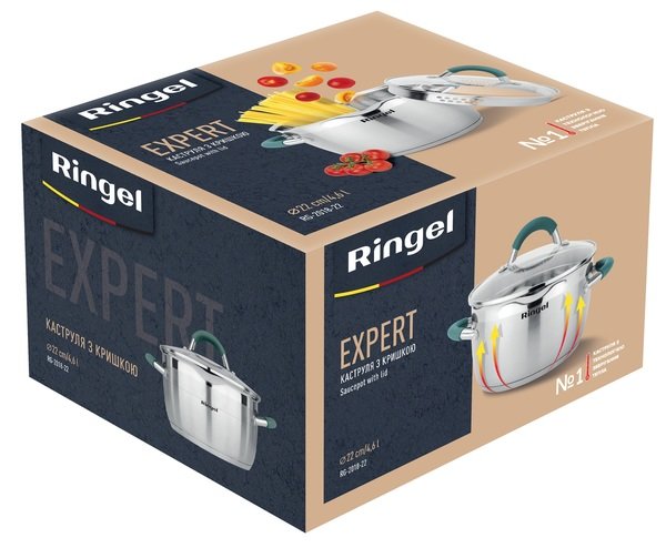 Каструля RINGEL Expert 22 см 4.6л