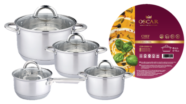 Каструля Oscar Cheff (4.6 л) 22 см