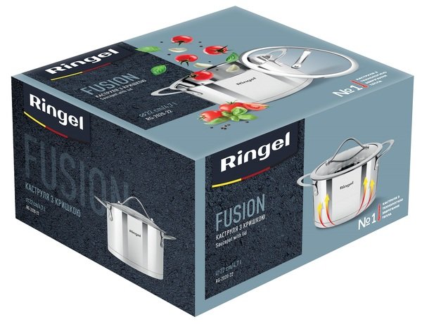 Кастрюля RINGEL Fusion 22 см 4.7л