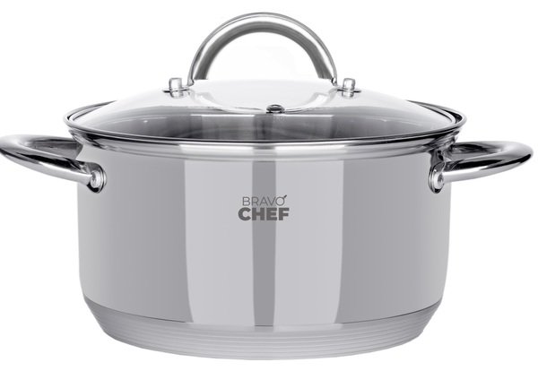 Каструля Bravo Chef 18 см (2.6 л) з кришкою