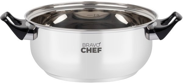 Каструля Bravo Chef 24 см (4.5 л) з бакелітовими ручками