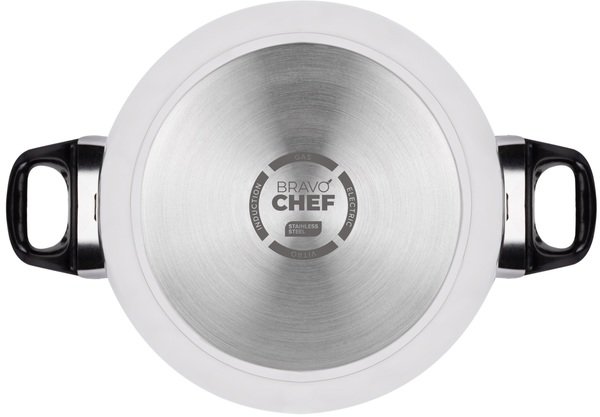 Каструля Bravo Chef 24 см (4.5 л) з бакелітовими ручками