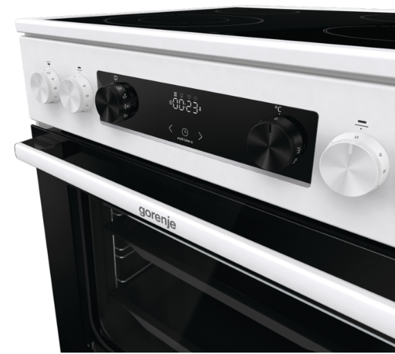 Електрична плита Gorenje GECS 6C70 WC (FR6A4D-CEDA2)