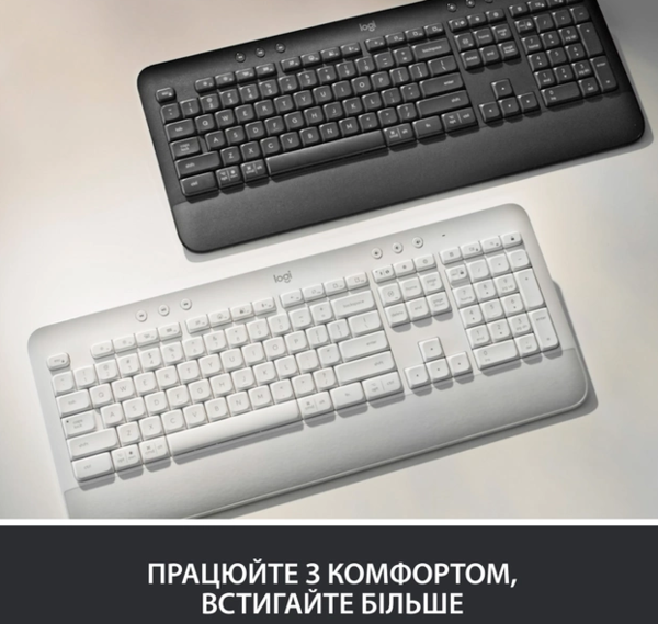 Клавіатура Logitech Signature K650, UA, Graphite (920-010945)