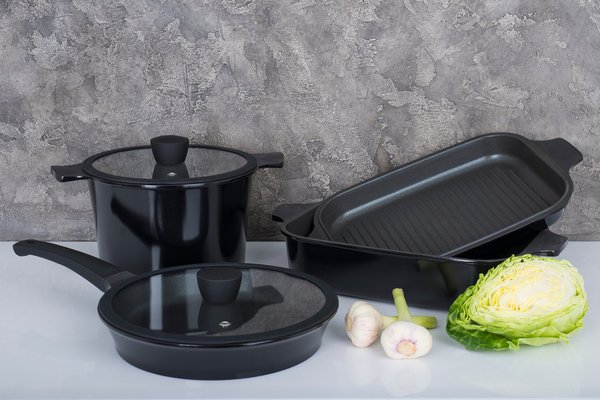 Каструля RINGEL Zitrone Black (4.2 л) 24 см
