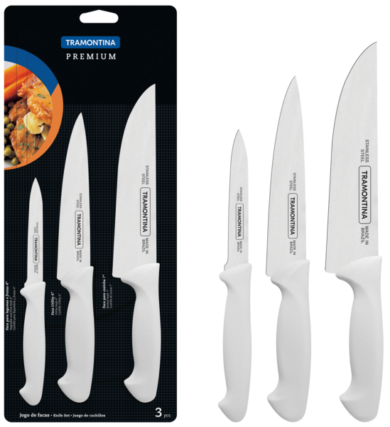 Набір ножів Tramontina Premium, 3 предмети