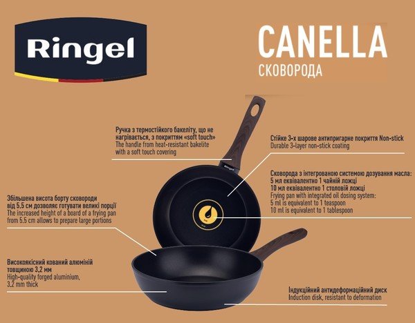 Сковорода RINGEL Canella 24 см