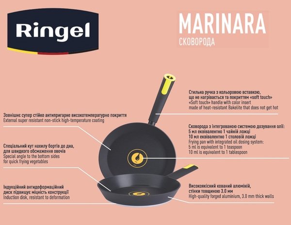Сковорода RINGEL Marinara 28 см