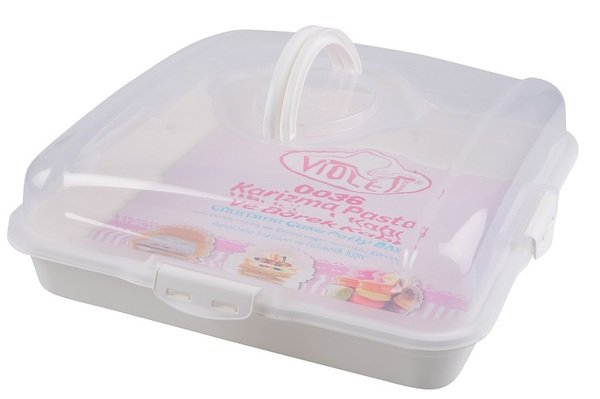 Тортівниця Violet House 0036 Каризма White 13х38х38 см