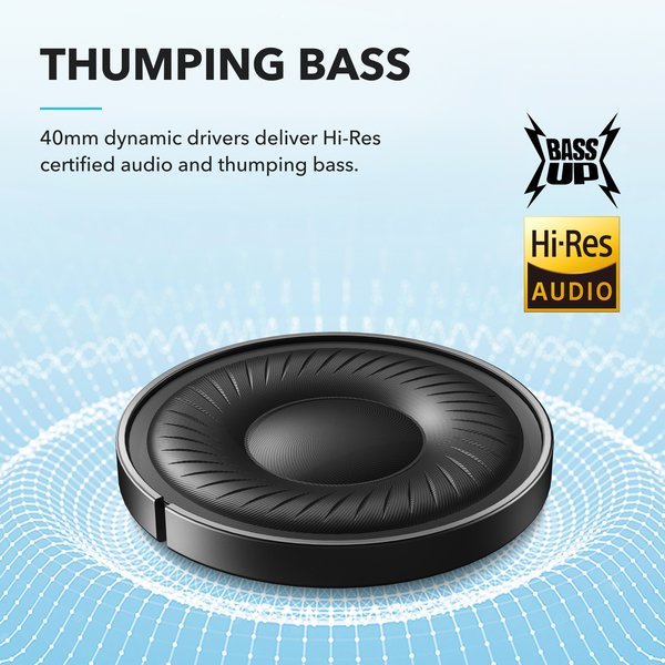 Гарнітура Anker SoundСore Q20i Black