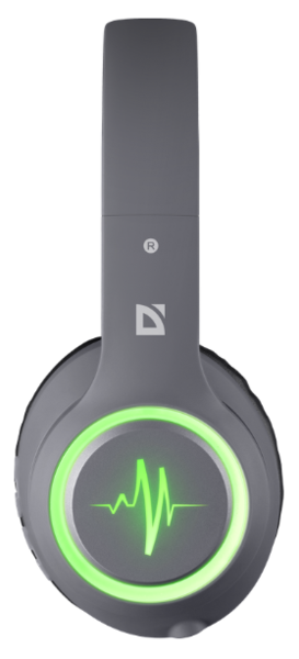 Навушники Defender FreeMotion B571 Bluetooth LED Gray (63571)