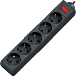 Мережевий фільтр Defender ES 1.8m 5 роз. Black UA (994840)