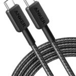 Дата кабель USB-C to USB-C 0.9m 322 Black Anker (A81F5G11)