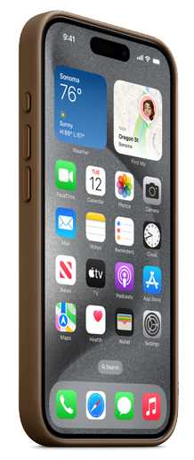 Чохол Apple iPhone 15 Pro Max FineWoven Case with MagSafe – Taupe MT4W3