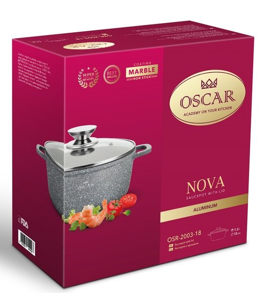 Каструля Oscar Nova (1.6 л) 18 см