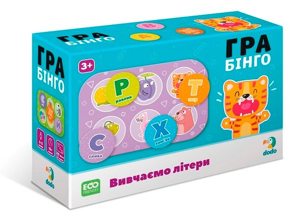 Настільна гра Dodo Вивчаємо літери (300197)