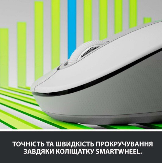 Миша Logitech Signature M650 L Wireless Off-White (910-006238)