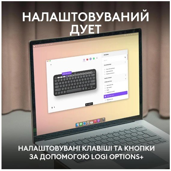IT набір Logitech Pebble 2 Combo for Mac Tonal Graphite
