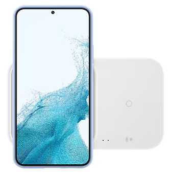 Бездротовий зарядний пристрій Samsung 15W Wireless Charger Duo w/o TA White (EP-P5400BWEGEU)