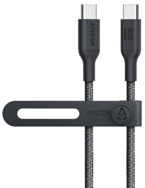 Кабель Anker 544 USB-C to USB-C – 0.9m 140W Bio-Nylon Black