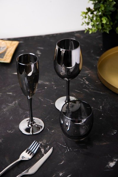 Набір келихів Luminarc Delice Graphite, 6х160 мл