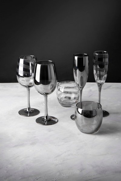 Набір келихів Luminarc Delice Graphite, 6х360 мл