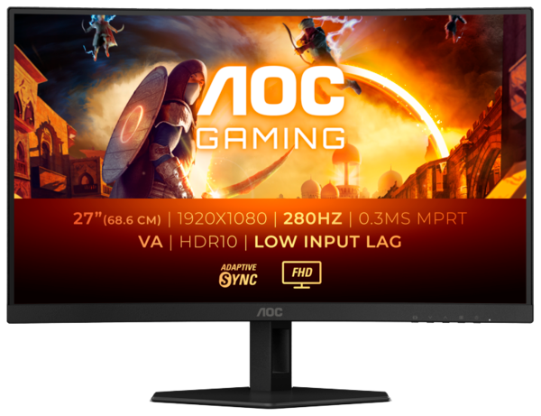 Монiтор 27″ AOC C27G4ZXE Black