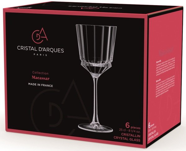 Келих CD’A MACASSAR /НАБІР/6х250 мл (Q4346)