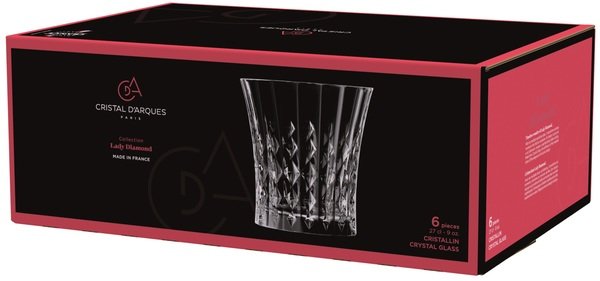 Склянка CD’A LADY DIAMOND /НАБІР/6х270 мл (L9747)