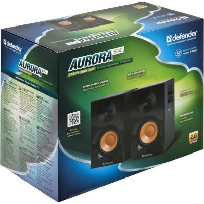 Акустика Defender 2.0 Aurora S12 12W дерево (65415)