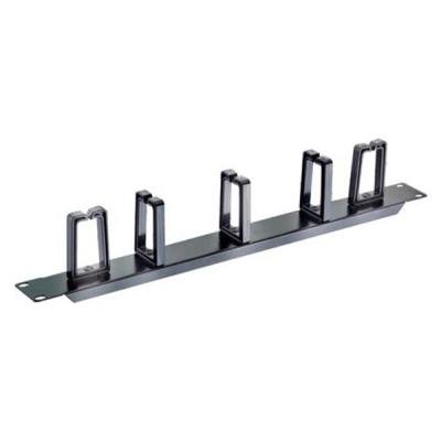 Кабельний організатор 19″ 1U 5 пластиковых колец Hypernet (CM-5P)