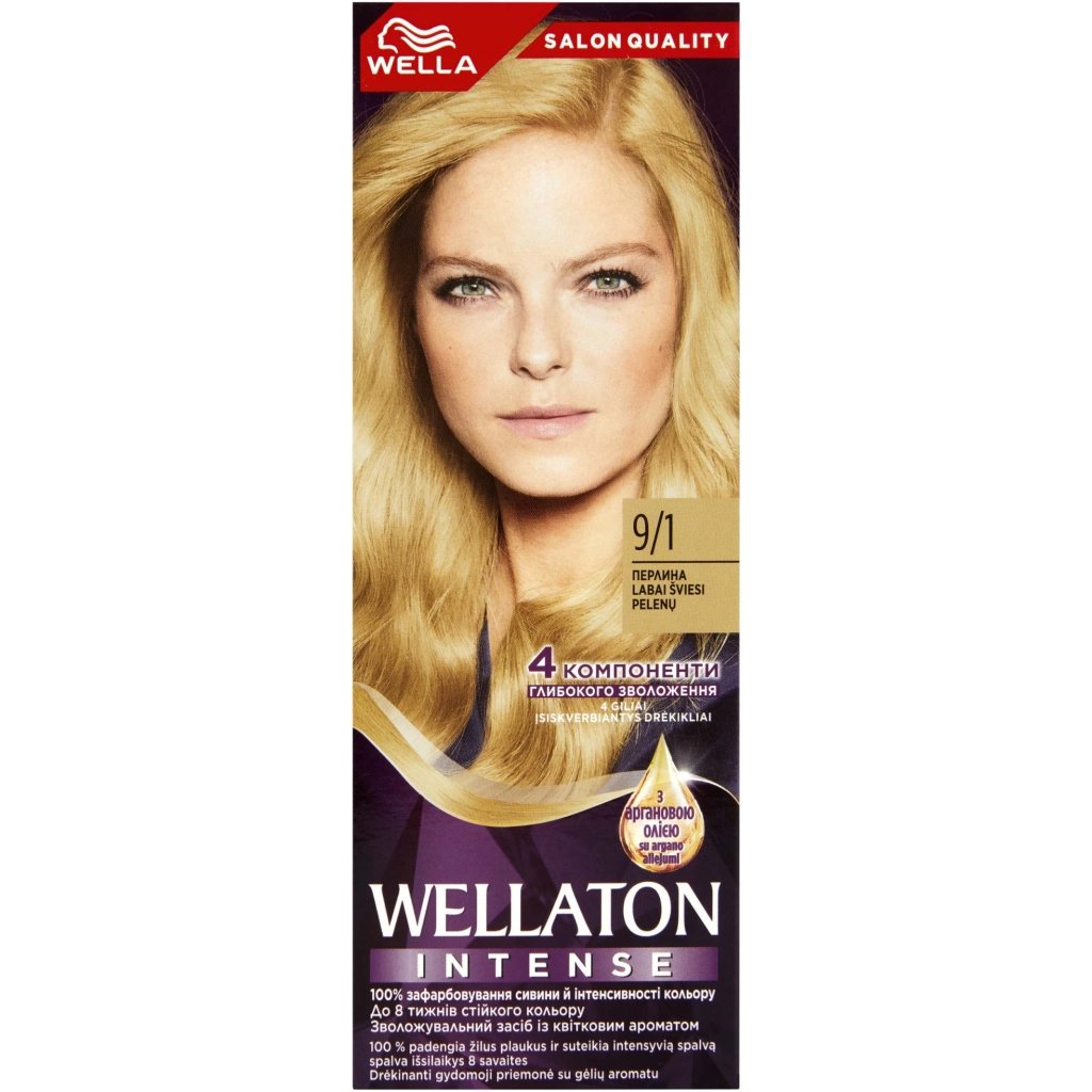 Фарба для волосся Wellaton 9/1 Перли 110 мл (4056800023202)