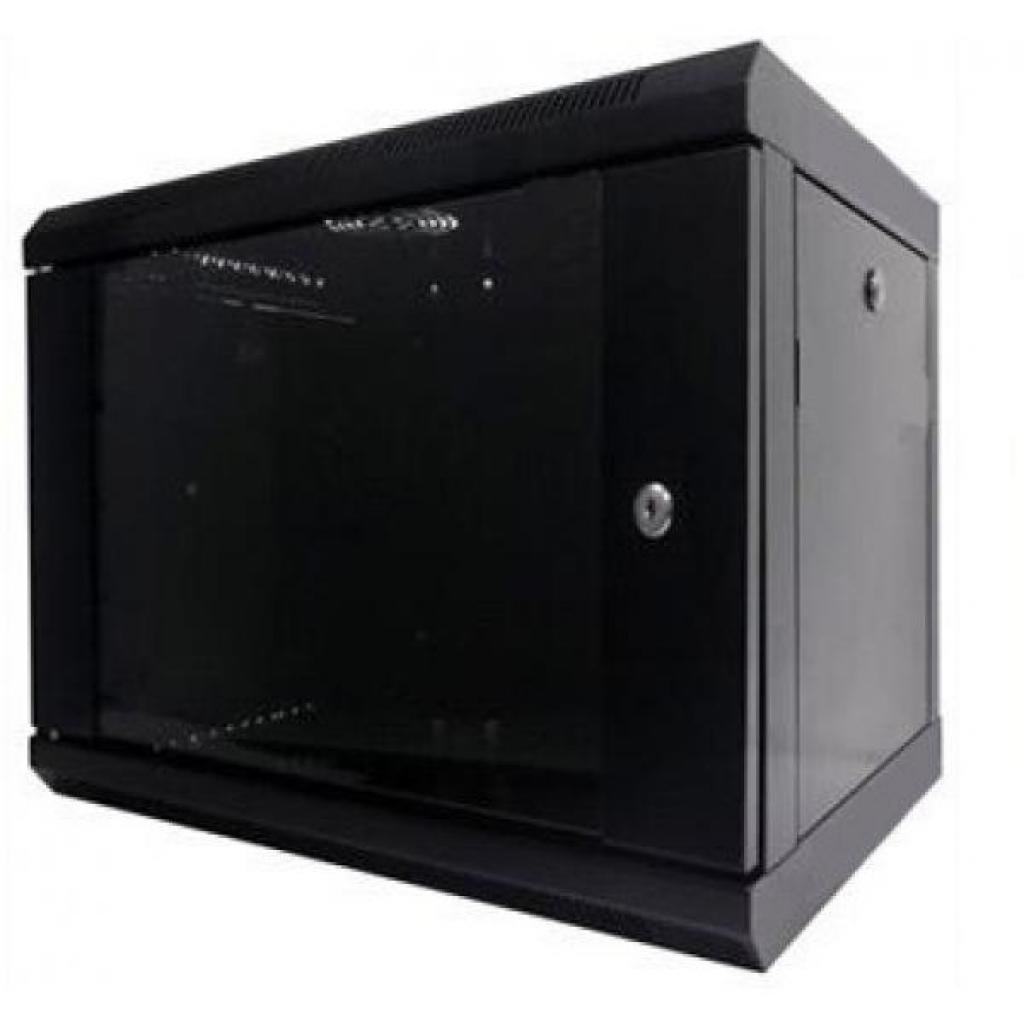 Шафа настінна Hypernet 9U 19″ 600×450 (WMNC-9U-FLAT-BLACK)