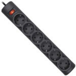Мережевий фільтр живлення Defender 153, 3 m, 6 роз, black (99495)
