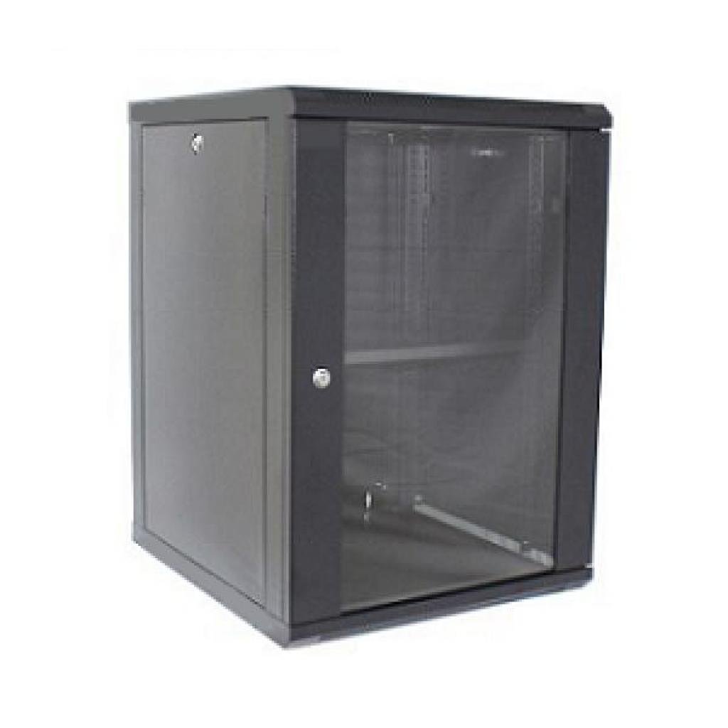 Шафа настінна Hypernet 15U 19″ 600×600 (WMNC66-15U-FLAT-BLACK)