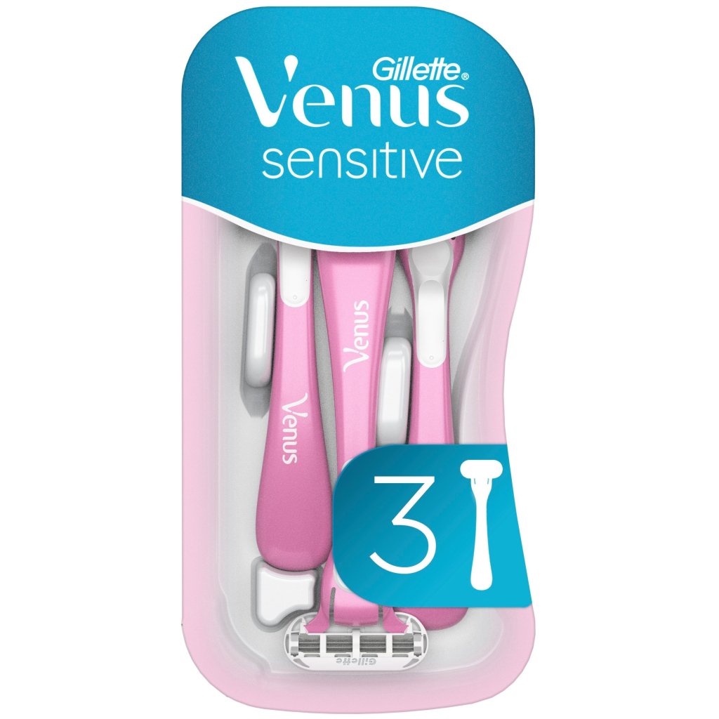 Бритва Gillette Venus Smooth Sensitive 3 шт. (7702018491544)