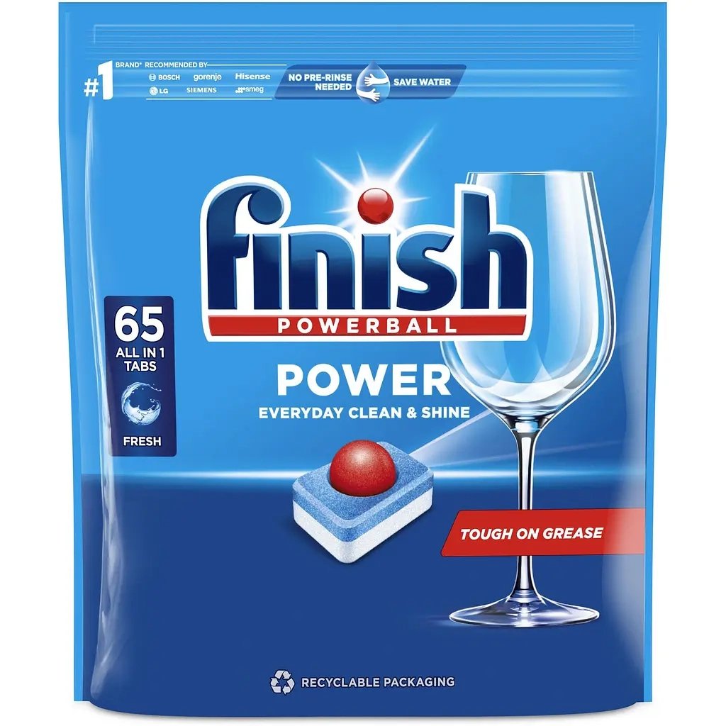 Таблетки для посудомийних машин Finish All in 1 65 шт. (5900627066654)