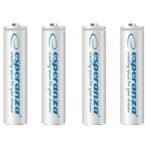Акумулятор Esperanza AAA 1000mAh Ni-MH * 4 white (EZA102W)