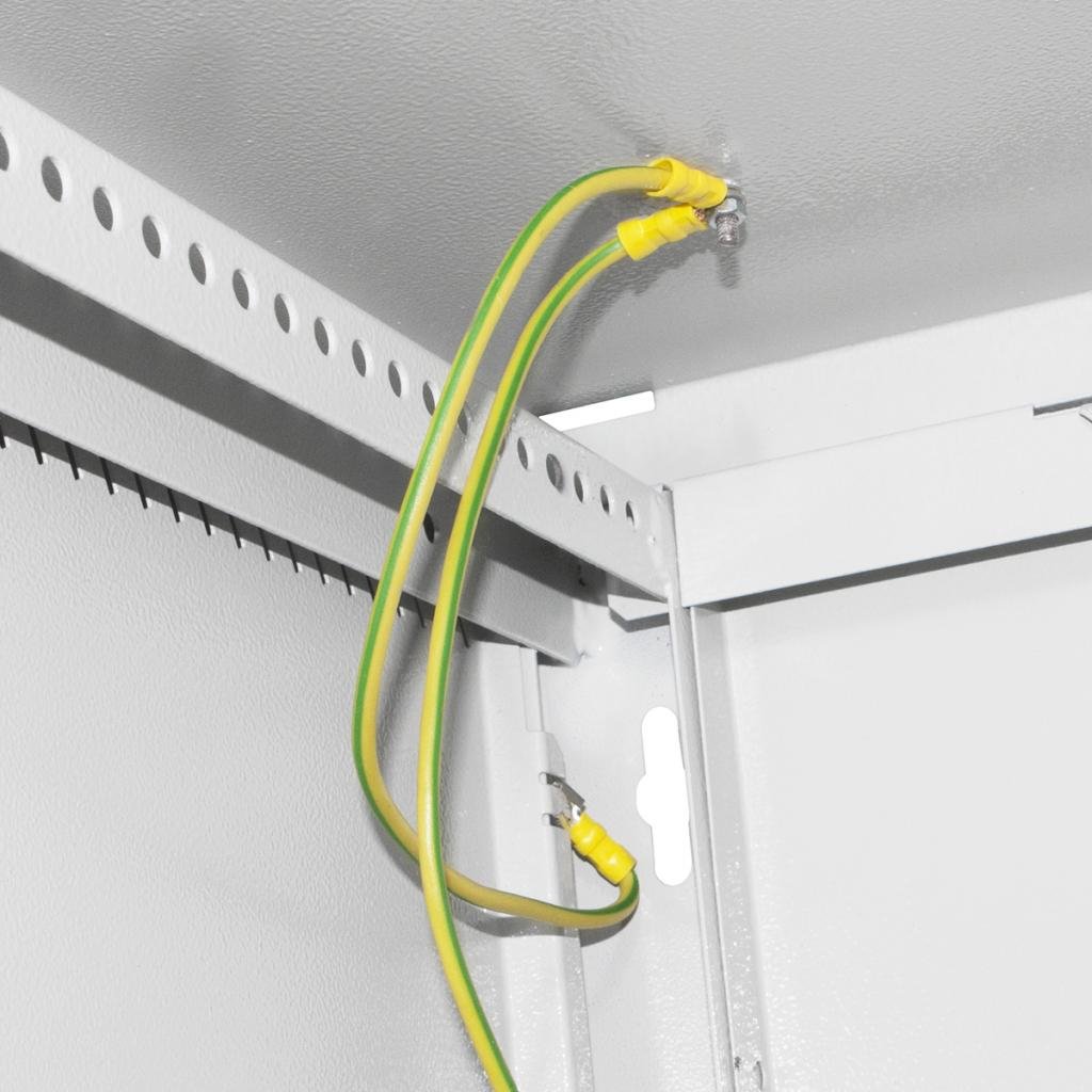 Шафа настінна Ipcom 6U, 600*600, RAL7035 (СН-6U-060х060-ДС-7035)