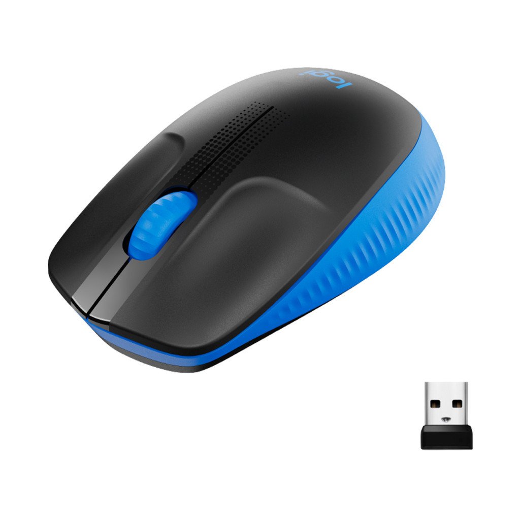 Миша Logitech M190 Full-size Wireless Blue