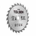 Диск пильний Tolsen пильний з ТВС напайками по дереву 235х40Т*30мм (76450)
