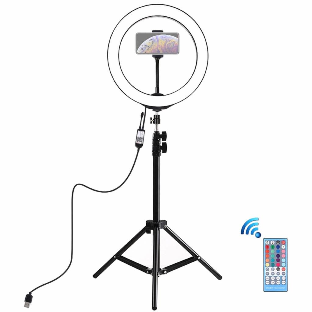 Набір блогера Puluz Ring USB LED lamp PKT3043 10″ + tripod 1.1 м (PKT3043)