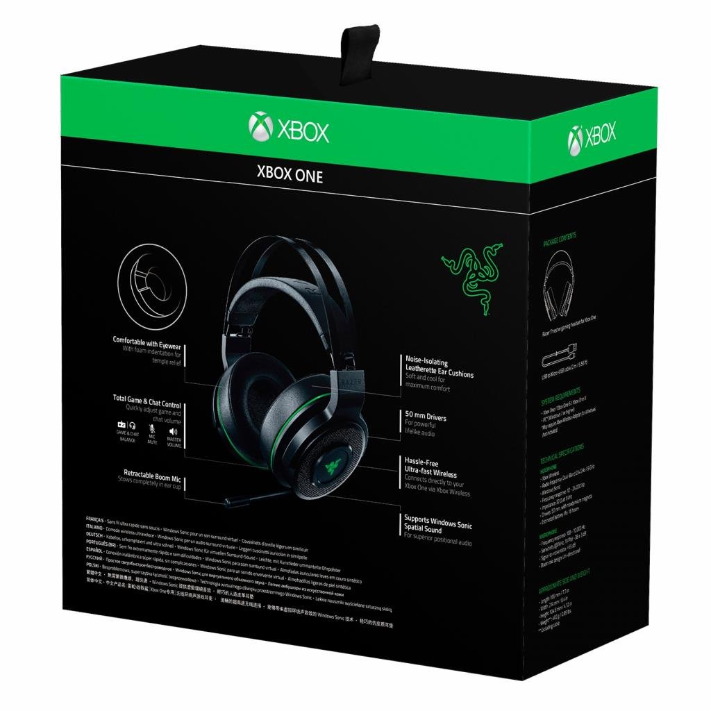 Навушники Razer Thresher – Xbox One Black/Green (RZ04-02240100-R3M1)