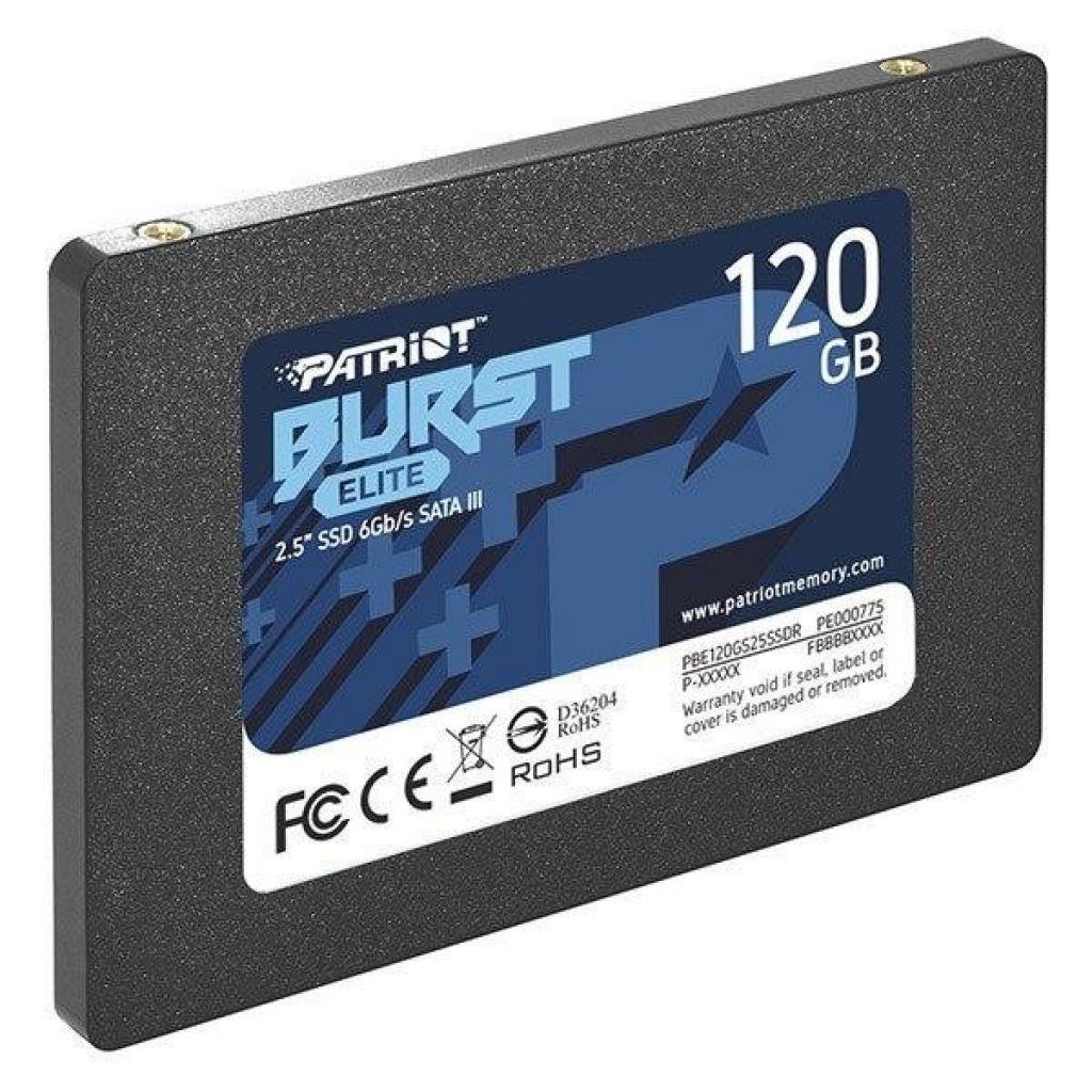 Накопичувач SSD 2.5″ 120GB Burst Elite Patriot (PBE120GS25SSDR)