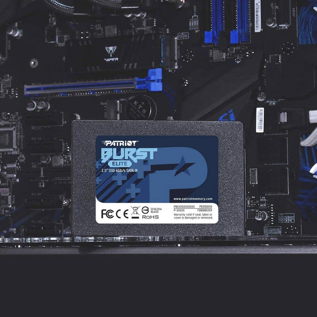 Накопичувач SSD 2.5″ 120GB Burst Elite Patriot (PBE120GS25SSDR)