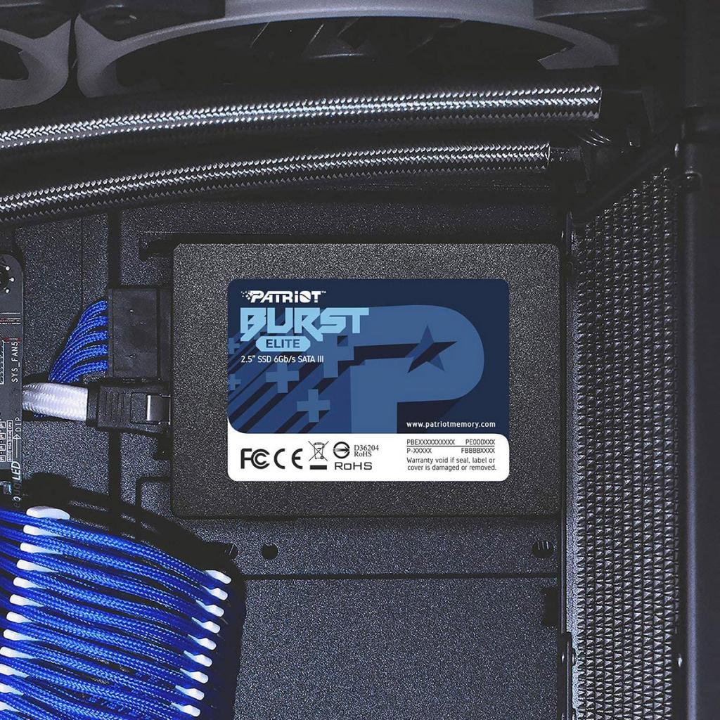 Накопичувач SSD 2.5″ 120GB Burst Elite Patriot (PBE120GS25SSDR)