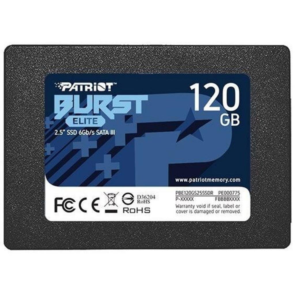 Накопичувач SSD 2.5″ 120GB Burst Elite Patriot (PBE120GS25SSDR)